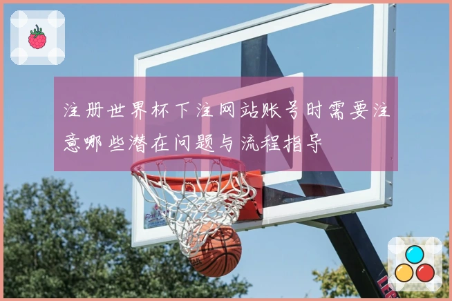 注册世界杯下注网站账号时需要注意哪些潜在问题与流程指导