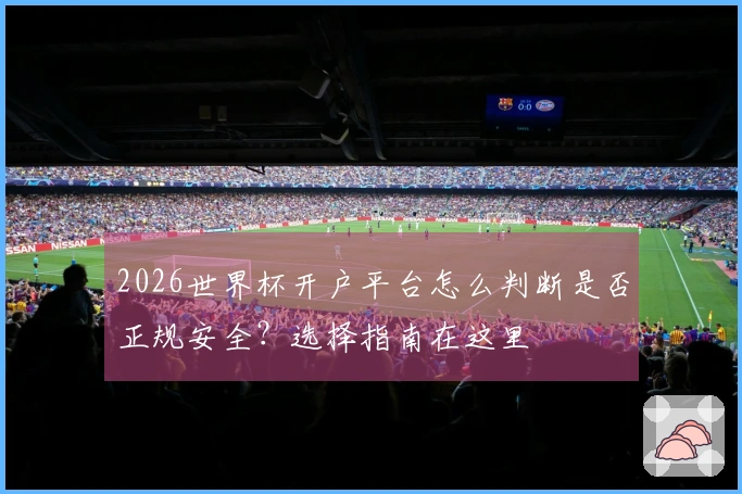 2026世界杯开户平台怎么判断是否正规安全？选择指南在这里